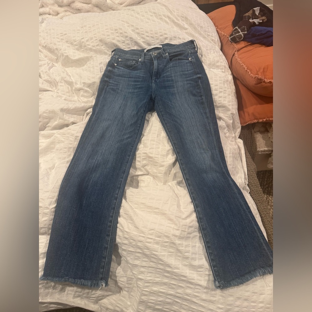 AYR Women's Straight Leg Blue Jeans